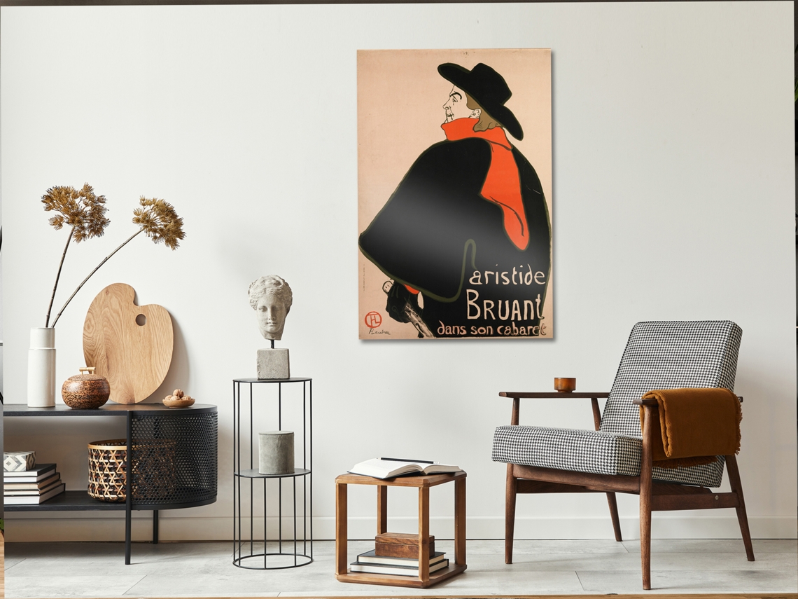 Quadro ARTGEIST Aristide Bruant: Dans son cabaret (1 Part) Vertical (20x30)