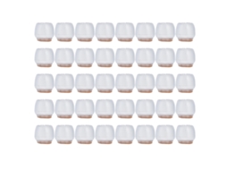 40pcs Protetor de Perna de Móvel em Silicone Transparente, Antiderrapante, para Cadeira e Mesa | S/MARCA