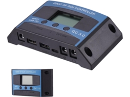 Controlador De Carga Solar Com 2 Portas Usb E Regulador.