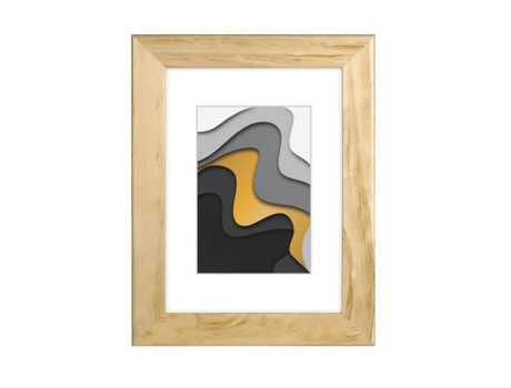 Moldura de Madeira Vigo Natural 13 X 18 Cm