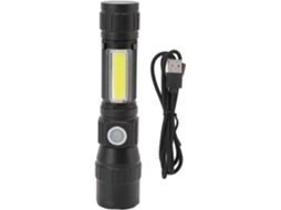 Lanterna De Bolso Led Leve, À Prova D'água E Recarregável Via Usb,