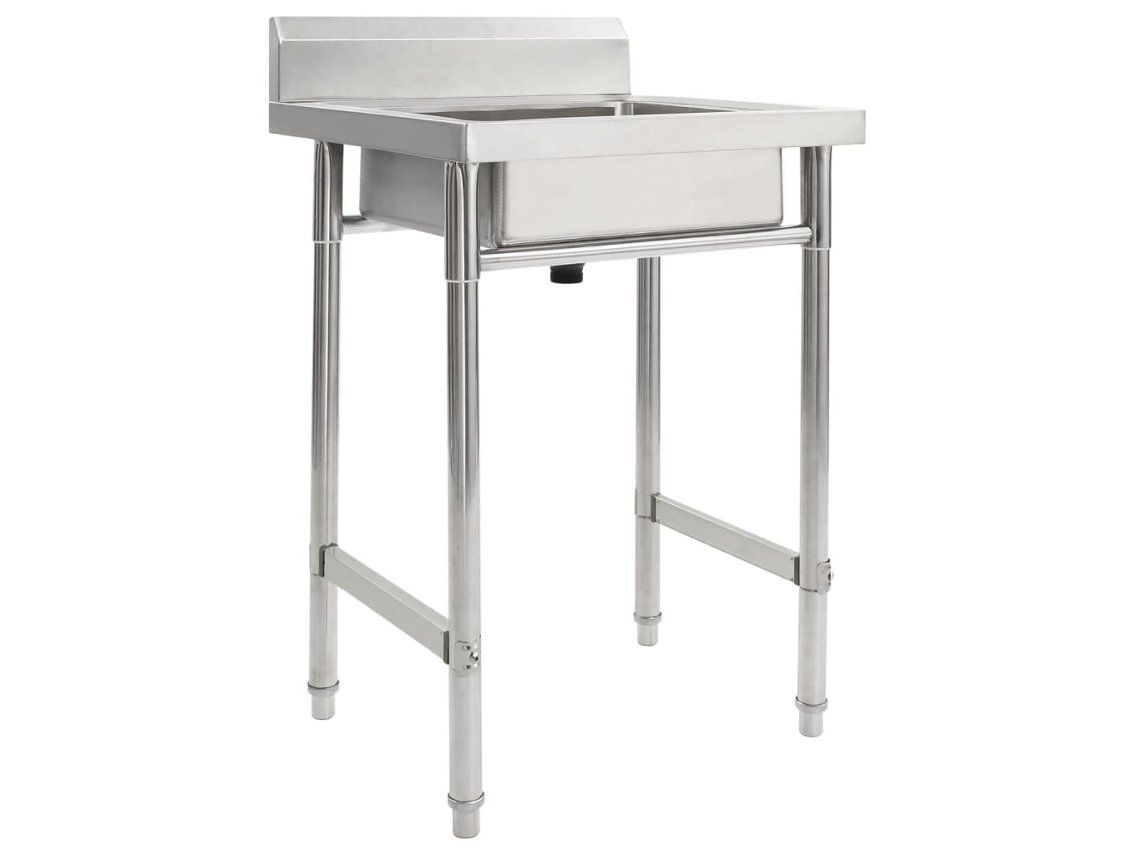 Kitchen Sink, Kitchen Sinks Vidaxl Prateado Aço Inoxidável
