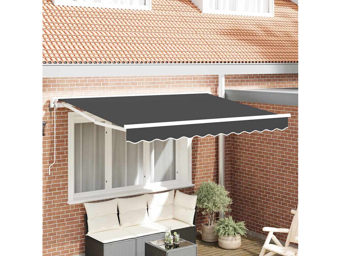 Vidaxl Estrutura De Toldo Antracite 250 X 200 Cm