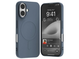 Capa Magsafe Serra para iPhone 16 MERCURY Silicone Azul