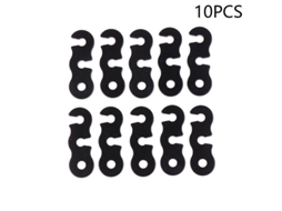 Conjunto de 10 Peças de Fivelas AQUAFORGE para Corda de Barraca