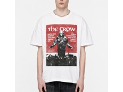 Rockinstone The Crow Movie Vintage Poster White Adult T-shirt Size:l