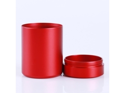 Mini Caixa de Chá de Metal, Recipiente Pequeno e Portátil MDUG (vermelho)