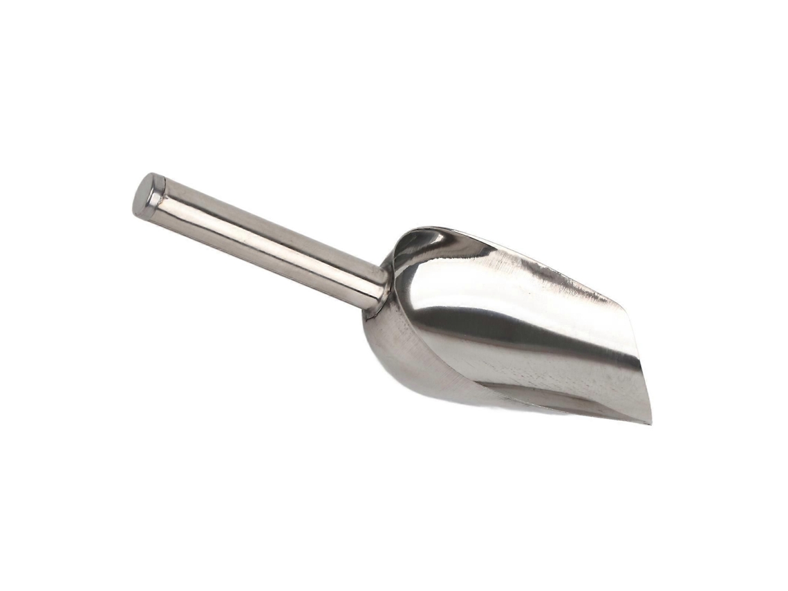 Pá De Gelo Multiuso Em Aço Inoxidável, Espessa, Resistente À Ferrugem E Própria Para Lava-louças, Ideal Para Cubos De Gelo, Doces, Farinha E Açúc