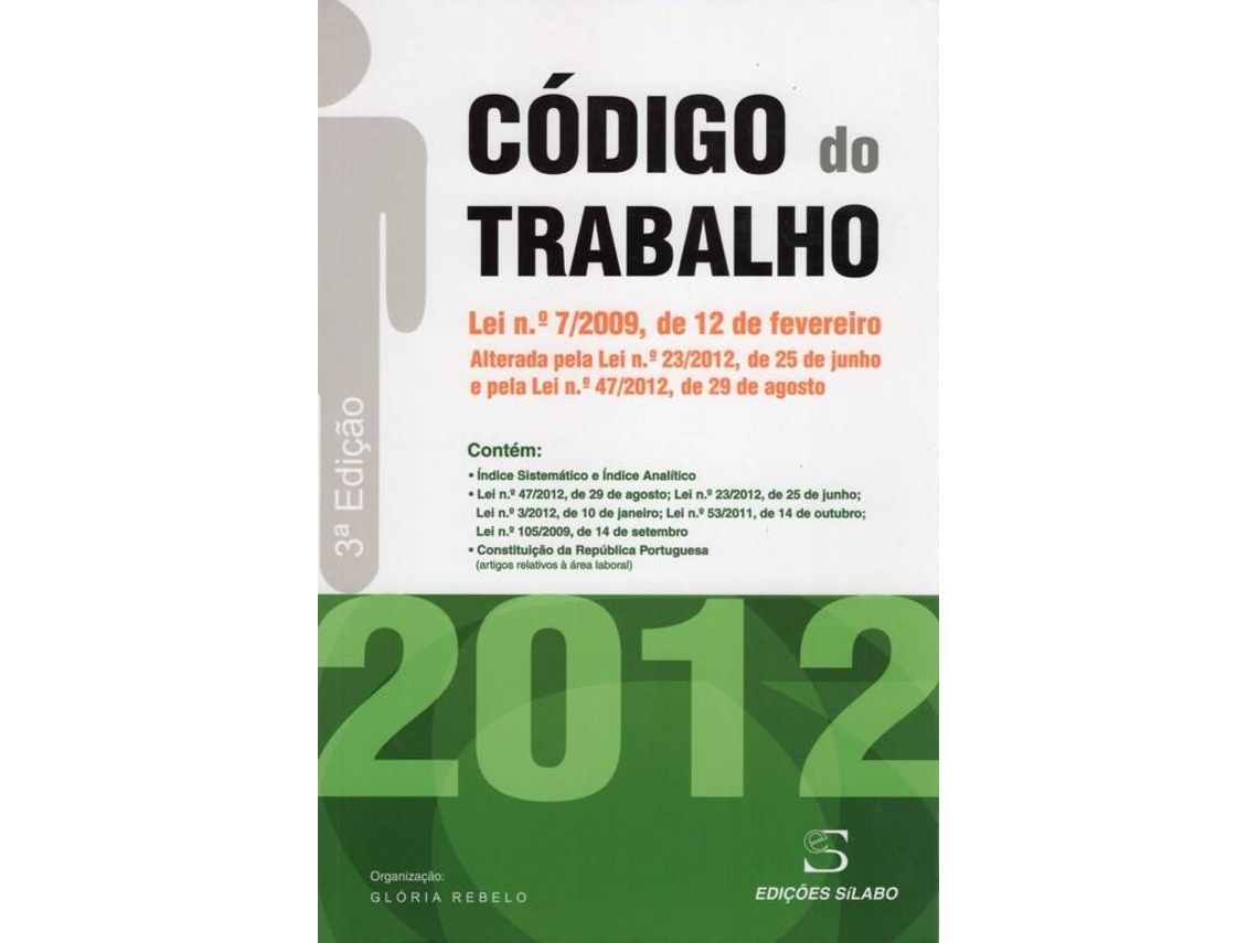 Livro Codigo Do Trabalho 2012 (Português)