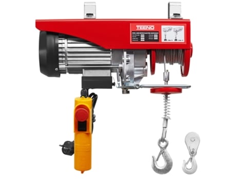 Guincho Elétrico Teeno 1200 W, Suspensão Simples/Dupla, 300 kg/600 kg