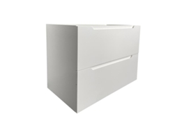 Móvel de Lavatório Suspenso VENTE-UNIQUE.PT (80 x 46 x 57 cm - Derivados de Madeira - Branco)