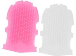 Lurelia Conjunto De 2 Escovas De Silicone Para Duche, Silicone Macio, Pega Ergonómica E Massagem Suave, Banho Relaxante