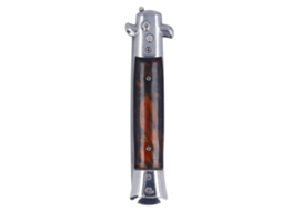 Peine Plegable Automático De Acero Inoxidable Switchblade Para Peinar El Cabello