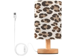 Luminária De Cabeceira Led Para Quarto, Luminária De Leitura Com Portas Usb E Cúpula Tecido Para Sala Estar, Dormitório