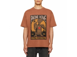 Rockinstone E.t. Phone Home 1982 Rust Heather T-shirt Unique Designer Style
