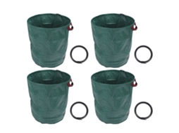 4 Bolsas Reutilizáveis Para Folhas De Jardim, Recipiente De Lixo De Jardim, Capacidade 500l, 86x86cm