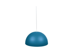 Candeeiro Suspenso De Teto Série Abala E27 Ip20 Ø40cm Cor Branca E Azul Gsc (40w Máximo 230v)