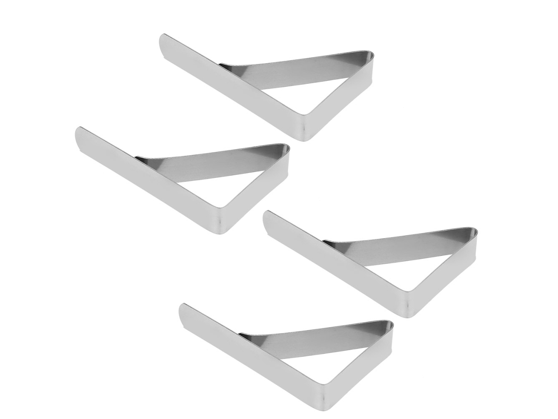 Ganchos de Mesa de Aço Inoxidável 4pcs S/MARCA, impermeáveis