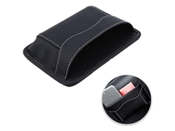 Organizador Lateral Do Assento Do Carro - Bolsa De Armazenamento Entre O Assento E A Consola - Couro Pu Resistente