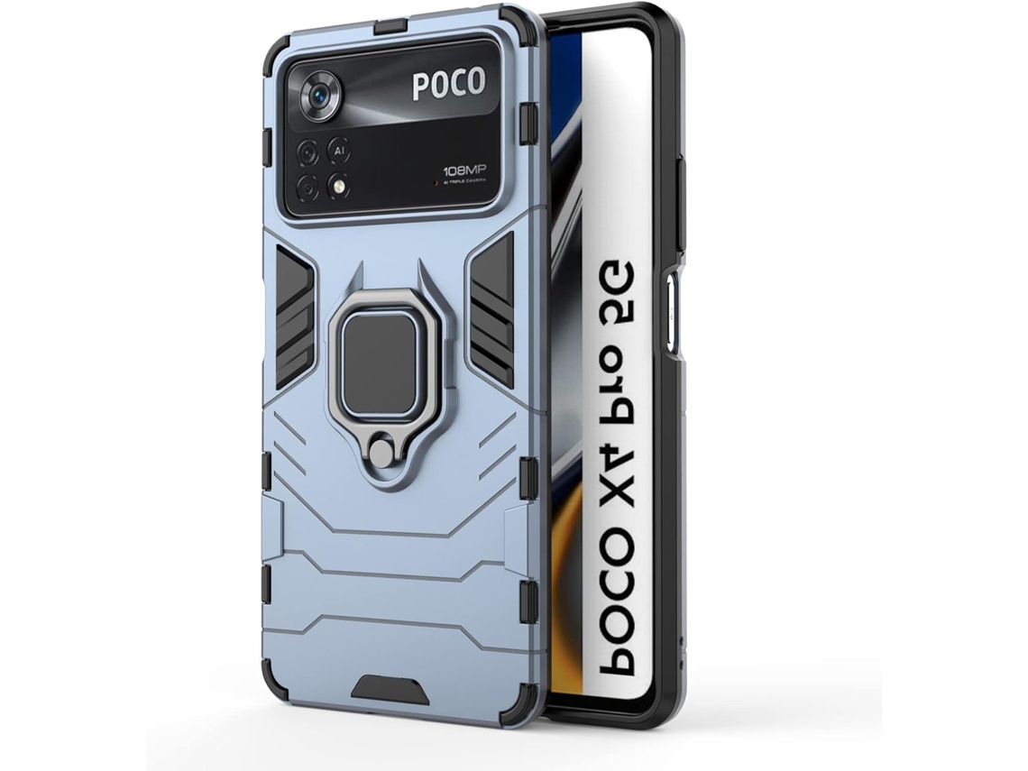 Capa Giratório Protetora Antiqueda Nível Funciona para Xiaomi Xiaomi Poco X4 Pro 5G HONGWE. Verde