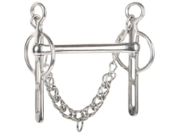 Mandíbula Liverpool Pour Cheval Avec 2 Passages de Rênes HARRY'S HORSE 15 Mm
