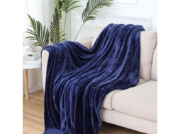 Manta de Flanela Lã Fansu Cor Sólida Microfibra Macia e Quente para Outono Inverno Colcha Fofa Quarto Ou Sofá
