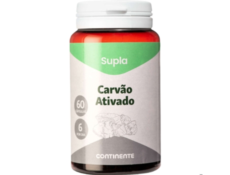 Suplemento Alimentar Carvão Ativado Cápsulas Supla