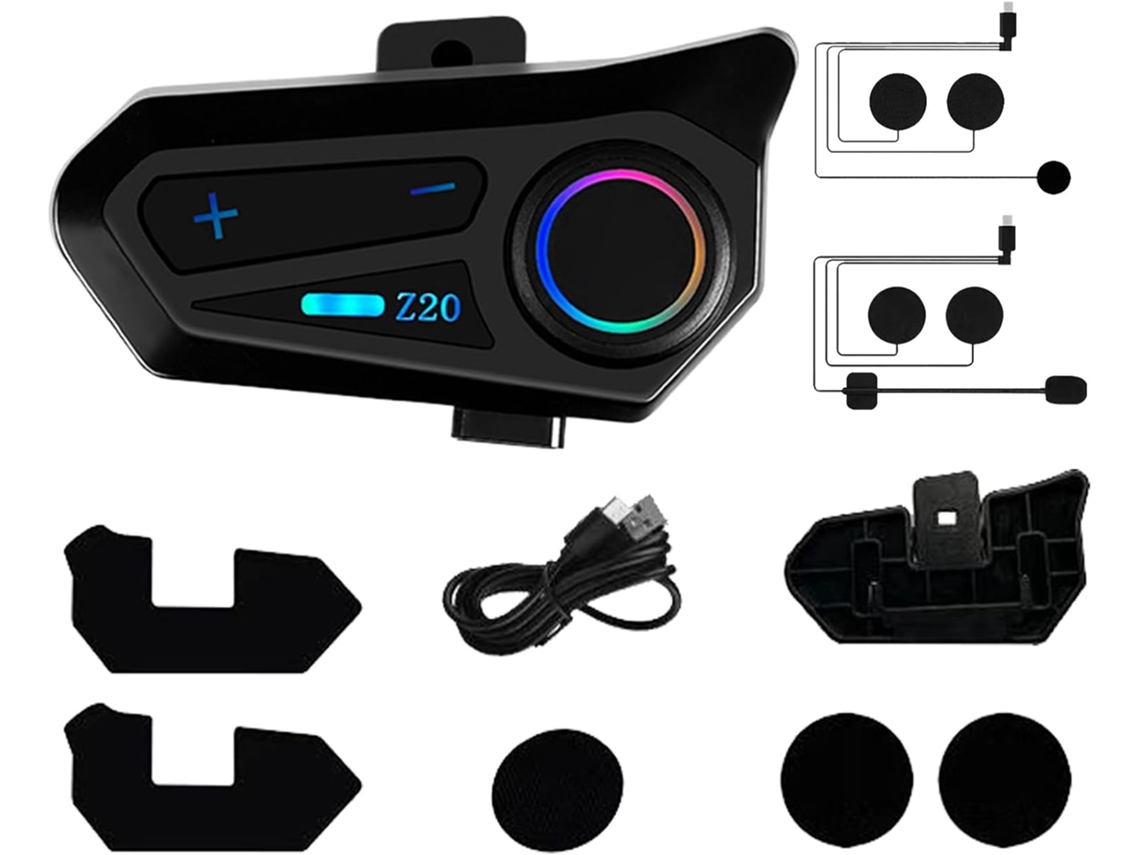 Intercomunicador Moto Écouteur Charge Type-c, Sistema De Comunicação