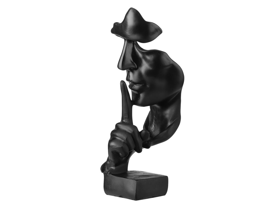 Face europeia estilo black com embalagem de poliestireno, dimensão 16x15x32.5cm LAXISCREED