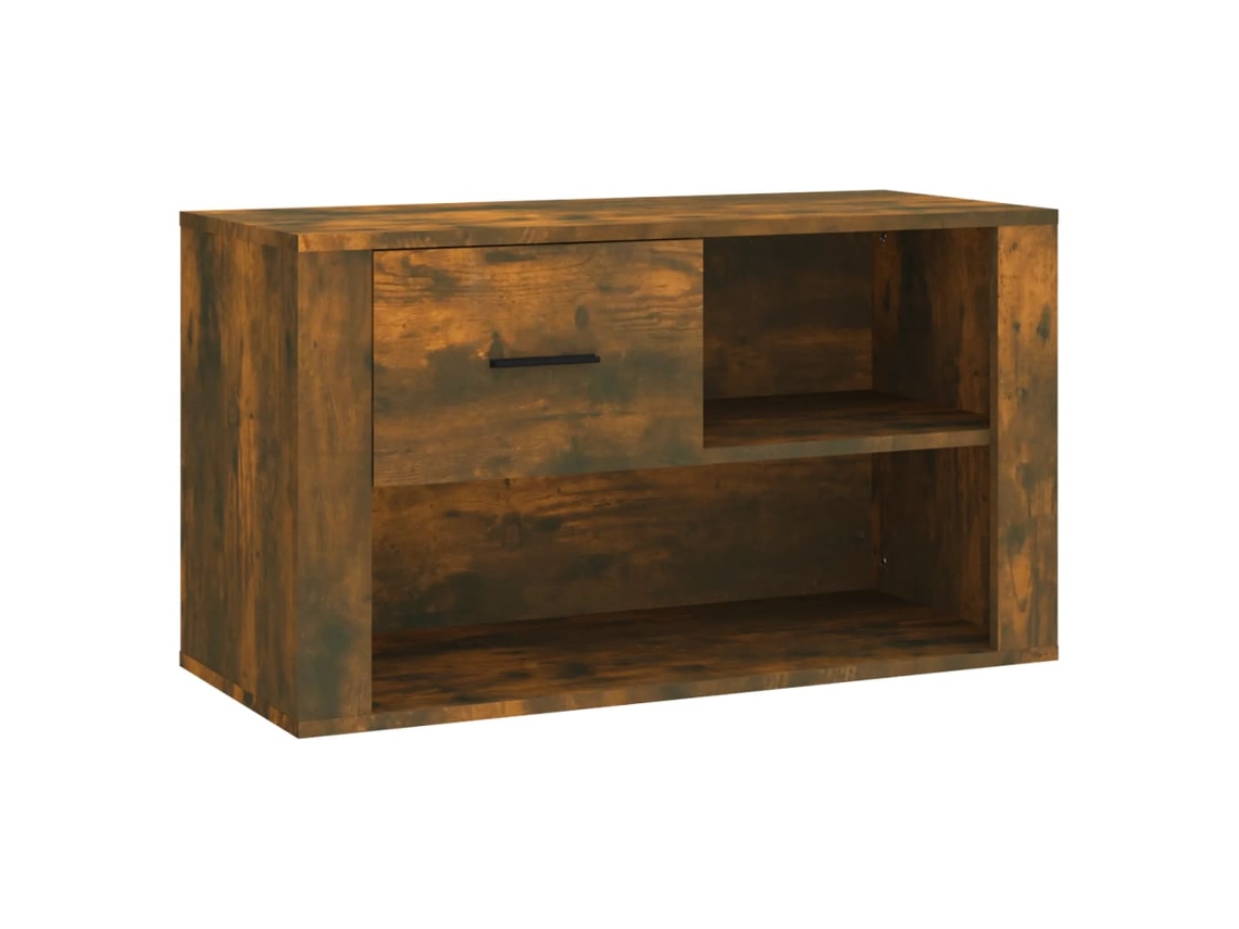 Sapateira 80x35x45 cm Madeira Derivados Carvalho Fumado MAISON EXCLUSIVE
