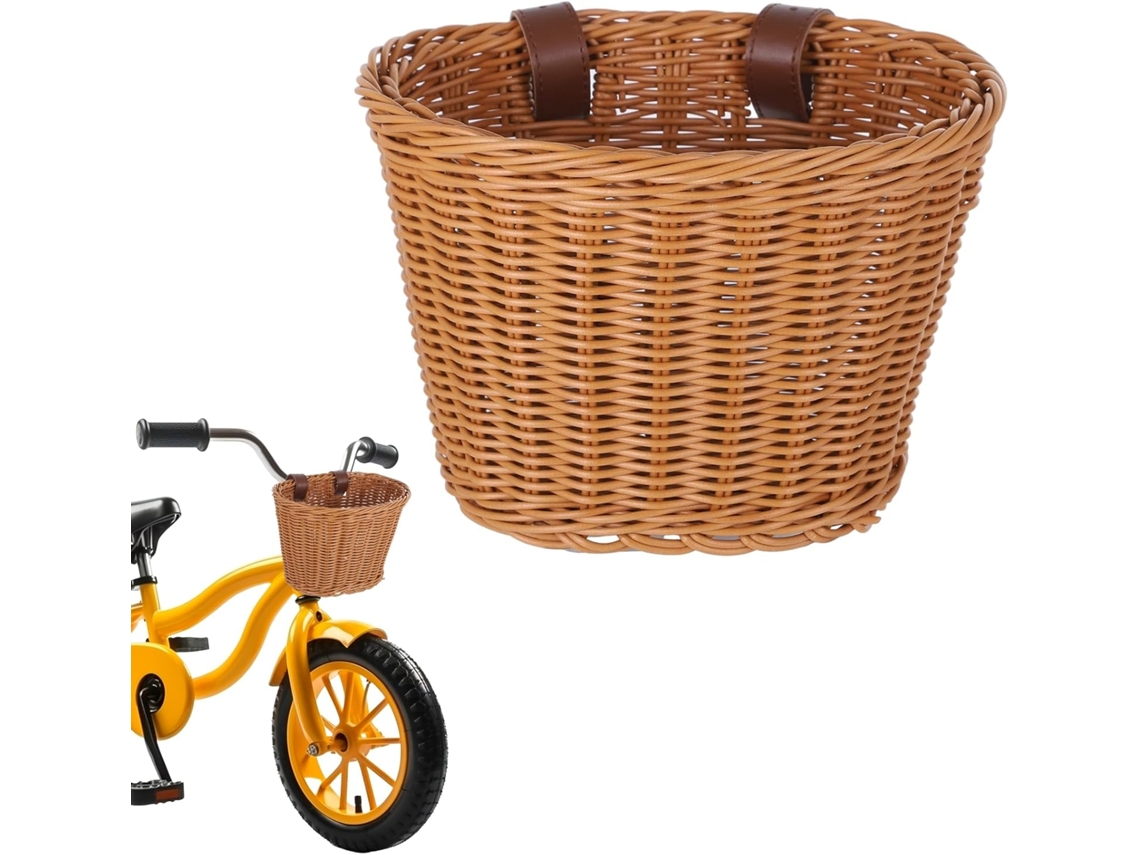 Correias Ajustáveis AQUAFORGE para Cesta Dianteira de Bicicleta, rattan, para ciclismo, passeio e uso diário