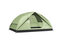 Barraca De Camping Impermeável Para 3 Pessoas Com Bolsos, Gancho Para Lanterna E Bolsa De Transporte, Verde.