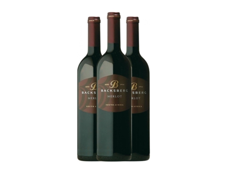 Vinho BACKSBERG Merlot (0.75 L - 3 Unidades)