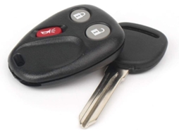 Carcaça E Teclado De Substituição Cnoula11 Para Controle Remoto Entrada Sem Chave 3 Botões Silverado 2003-2007, Lhj011