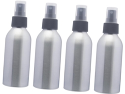 Conjunto De 4 Frascos Spray Vazios Para Cosméticos E Líquidos.