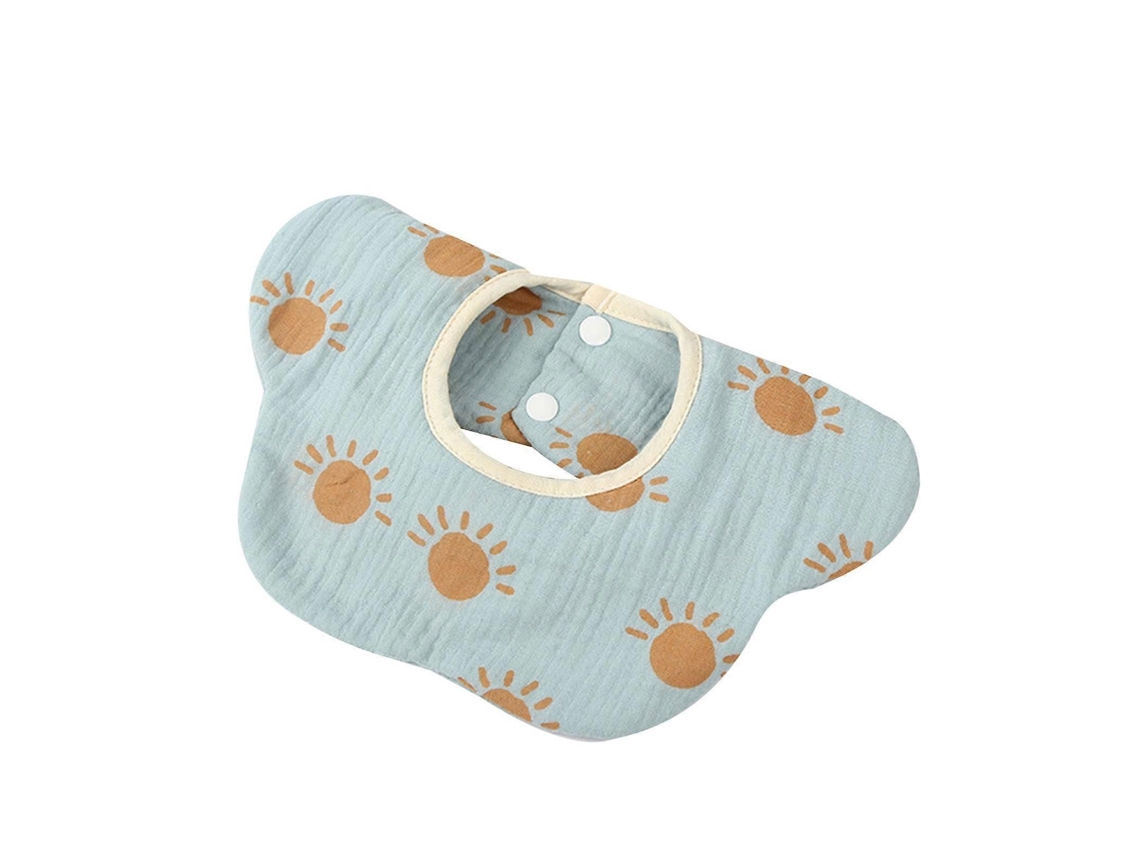 Babador Respirável Para Bebês Recém-nascidos, Babador Para Babar, Pano De Arrotar De Algodão Com 6 Camadas E Botão De Pressão, Babador Para Denti