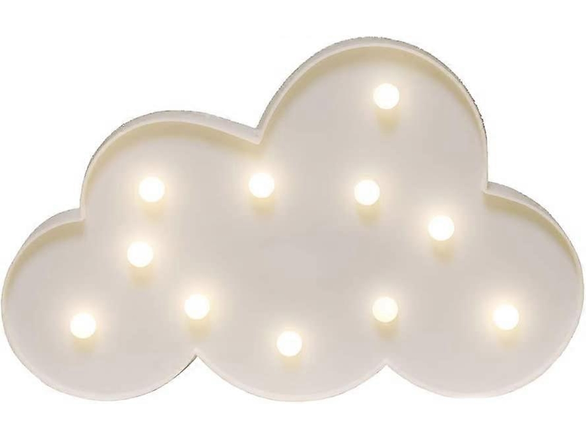 Omni luz Noturna Led em Forma de Nuvem Operada por Pilhas para Meninas Decoração de Mesa para Dormitório Bebê Festa Acessórios Branca