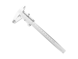 Paquímetro Vernier De 6" Em Aço Inoxidável, Não Digital, 0-6