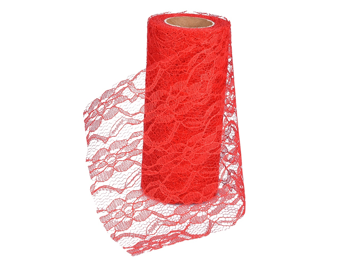 Renda Floral Tule 10 Jardas para Decoração de Mesa, Cadeira, Casamento com MARCA