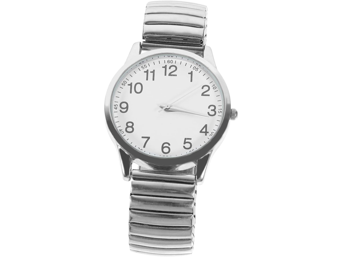 Relógio GOKOCO de quartzo com mostrador grande prova de numerais luminosos ideal para idosos e mulheres design moderno