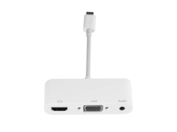 Adaptador Usb c Hdmi Vga Áudio Usb3.1 LAXISCREED