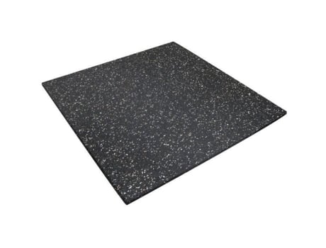 Almofada Antivibração Idmat 600x600x10 Mm Cinza Antracite Urze Borracha Reciclado
