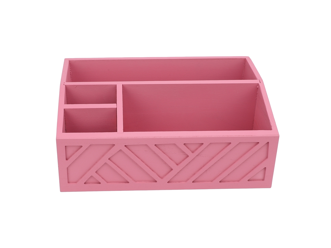 Organizador de Mesa com 3 Gavetas, 4 Níveis, Transparente