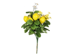 Laxiscreed Bouquet De Flores De Limão Artificial, 7 Ramos Para Decoração Elegante