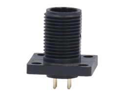 Conector De Fio Aéreo Com 4 Pinos, Forma Quadrada Rosqueada, Ip67 Para Painel Pcb
