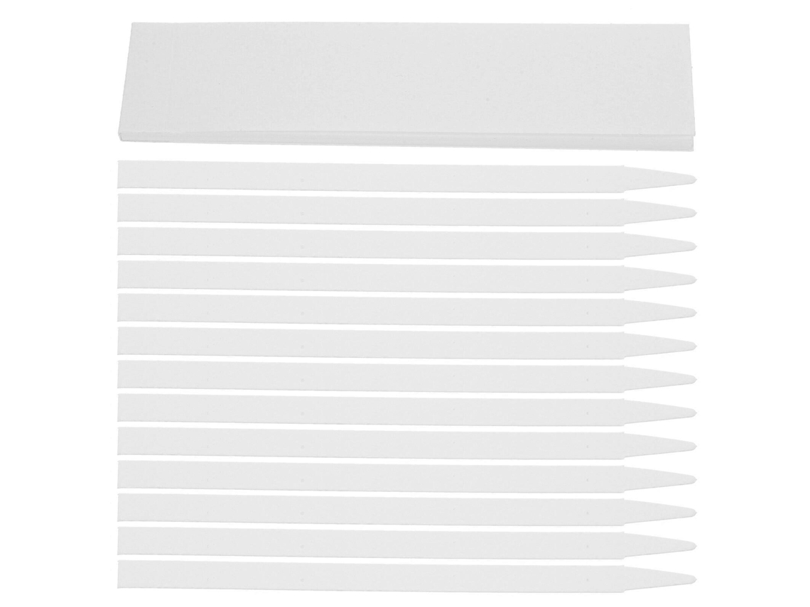 Omni 50 Tiras de Prueba de Perfume Blancas para Aromaterapia Y Fragancias 15,50x3,50x0,04cm Blanco