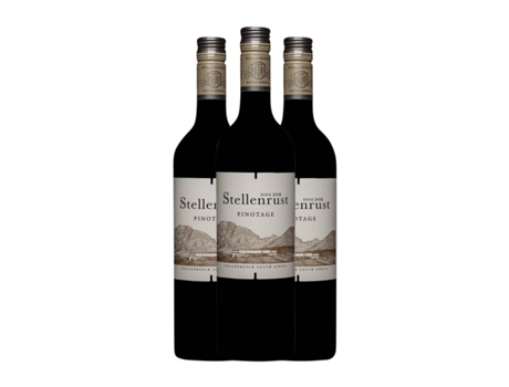 Vinho JJ WINES Stellenrust Pinotage Stellenbosch (0.75 L - 3 Unidades)