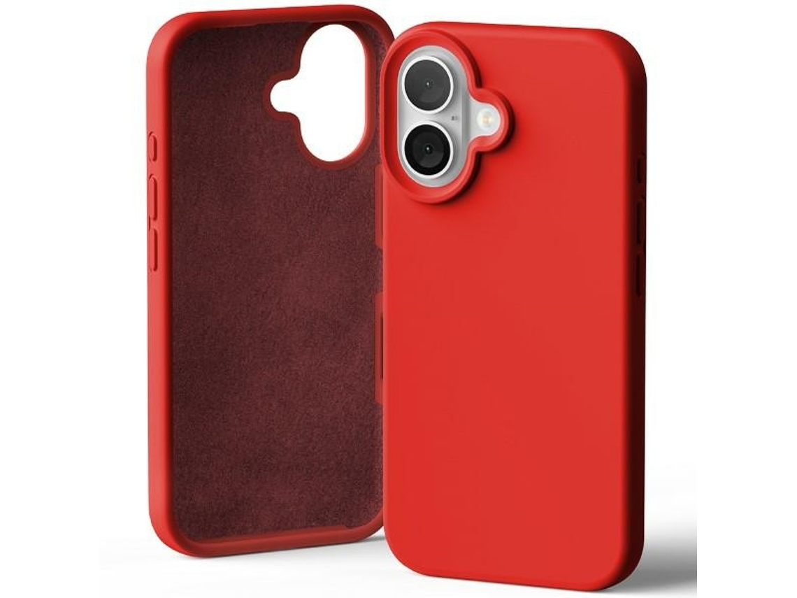 Capa para iPhone 16 MERCURY Silicone Vermelho