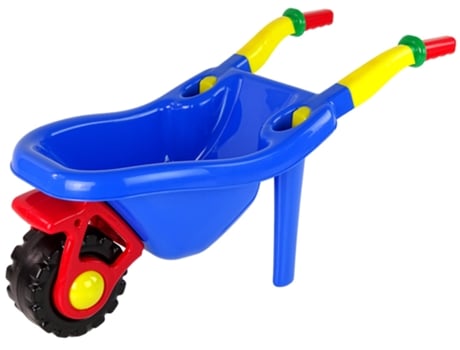 Grande Carrinho De Mão De Jardim Colorido Azul Hemar