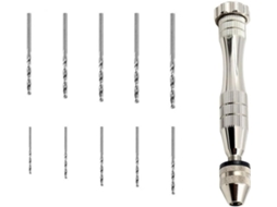 Conjunto De 11 Brocas Manuais Com Pino Fixação E Bocal Rotativo Para